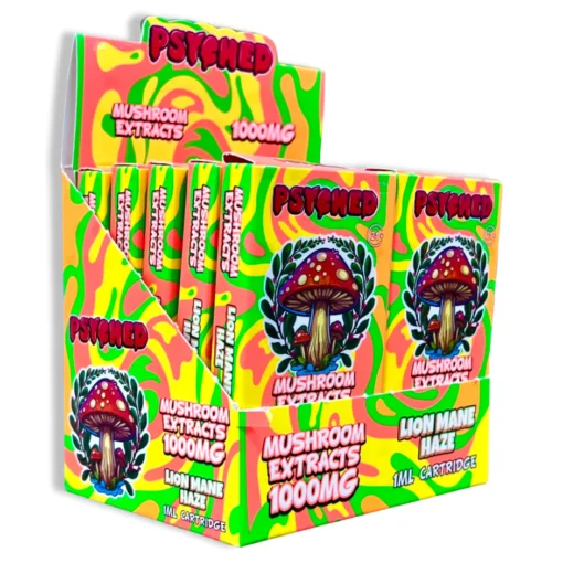 PSYCHED Vape Carts - Lady Zaza Mushroom Extracts - 1g Cartridge