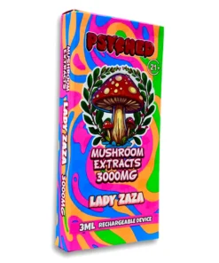 PSYCHED Mushroom vape Lady Zaza - 3ML Disposable