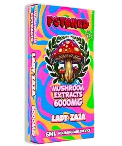 PSYCHED Vape - Psyched Lady Zaza 6ml Mushroom Disposable