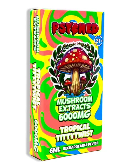 PSYCHED Vape - Psyched Tropical TittyTwist 6ml Mushroom Disposable vape