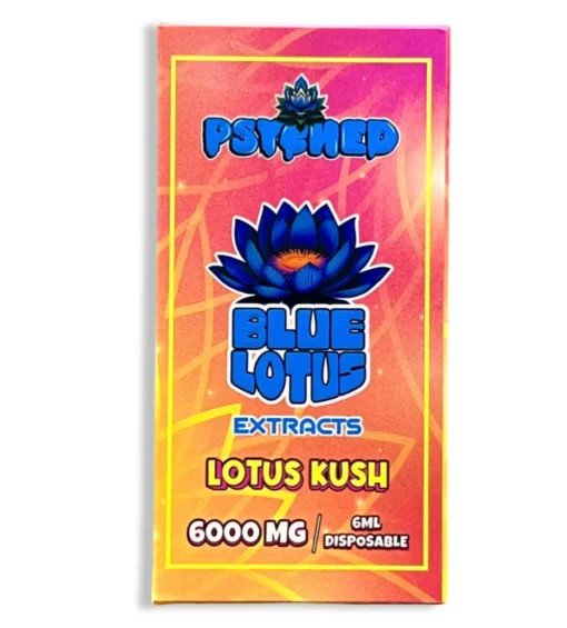 PSYCHED Vape - Blue Lotus Extract Lotus Kush - 6ML Disposable