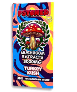 PSYCHED Mushroom vape Turkey Kush - 3ML Disposable