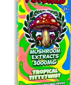 PSYCHED Mushroom vape Tropical Tittytwist - 3ML Disposable