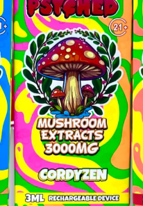 PSYCHED Mushroom vape Tropical Cordyzen - 3ML Disposable